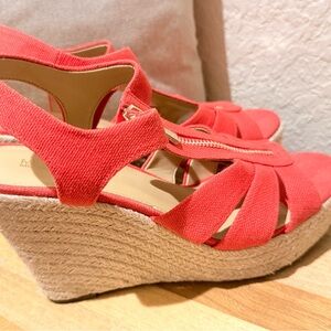 Michael Kors Coral Wedge Sandals